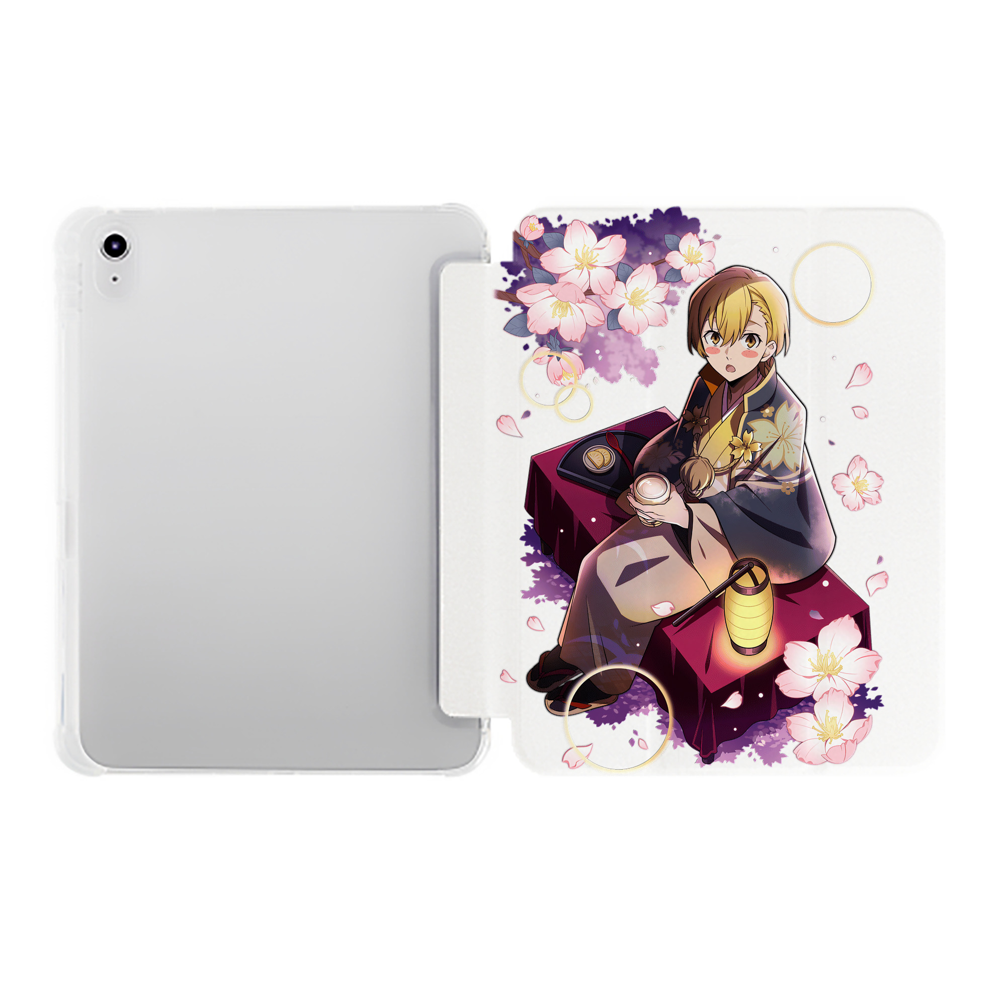（画像用） 文豪ストレイドッグス Bungo Stray Dogs IPad ケース ペン収納付き 三つ折りスタンド PUレザー×シリコン 対応機種9.5/10.5/10.9インチ